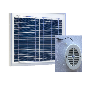 Ventilateur solaire autonome avec capot