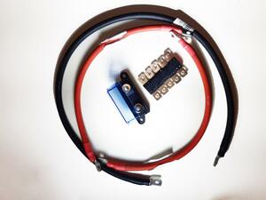 kit cablage batterie-convertisseur 24V et 5000 VA